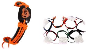 Faux Leather Bracelet “LOVE”